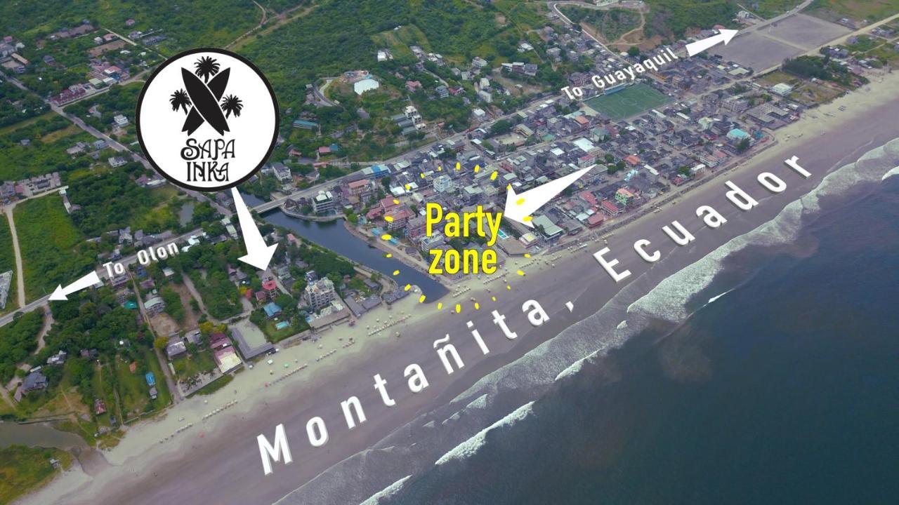 Sapa Inka Vandrerhjem Montañita Eksteriør bilde